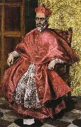El Greco A Cardinal oil painting
